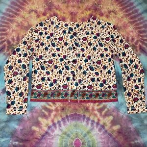 Vintage floral sweater